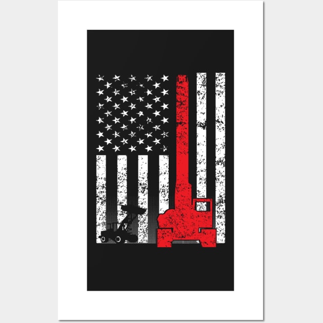 American Heavy Equipment Operator Wall Art by RelevantArt